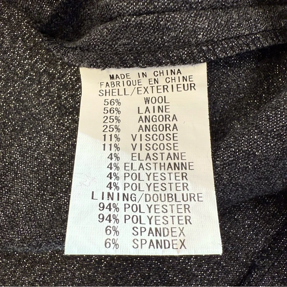 Theory Mica Conie Strapless Shimmer Wool Blend Cocktail Dress Women’s 12 - Picture 11 of 11